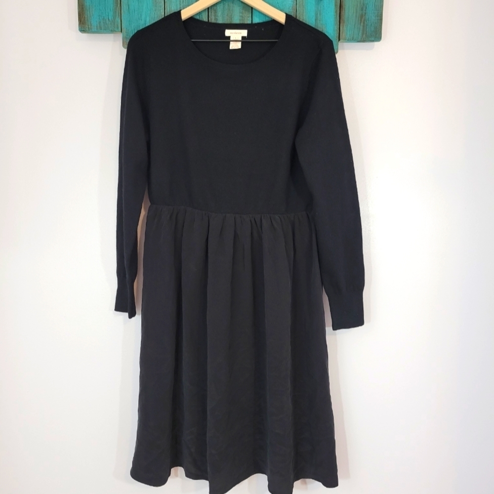 Sundance "Jillian" merino wool/ silk fit and flare dress